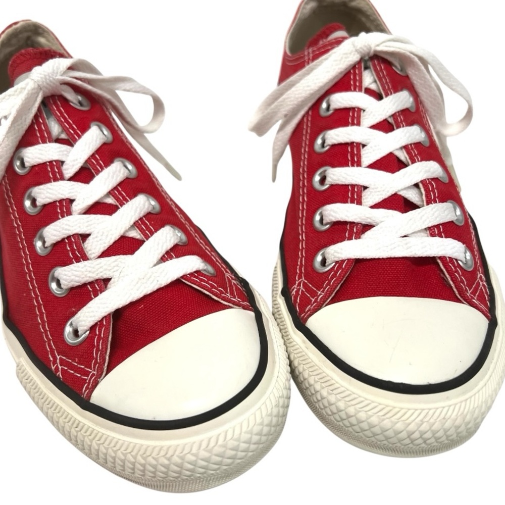 Converse Red Chuck Taylor All Star Canvas Lace Up Classic Sneaker Unisex W8 M6 - Picture 4 of 15